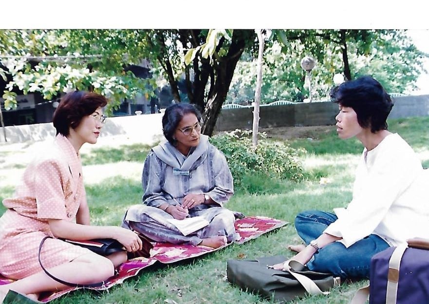 A meeting of the community members in Bangkok.