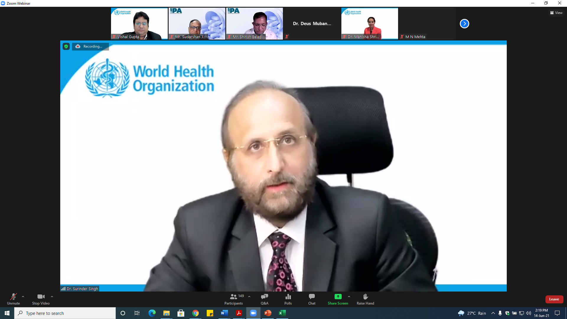 Dr Surinder Singh, Vice Chancellor, JSSAHER, Mysuru, India