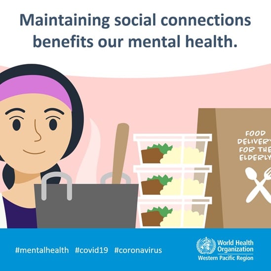 Mental health and COVID-19 graphic